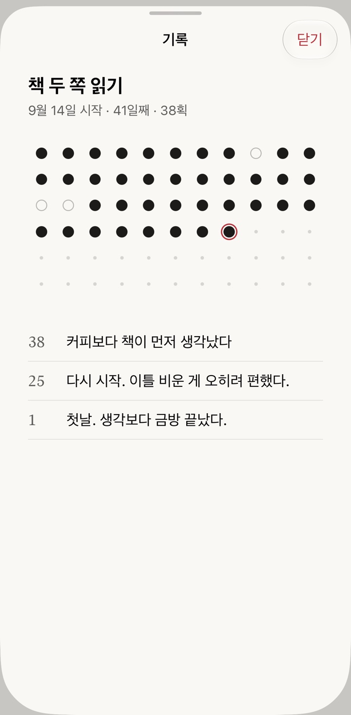 Journal: 66 dots and the lines you left